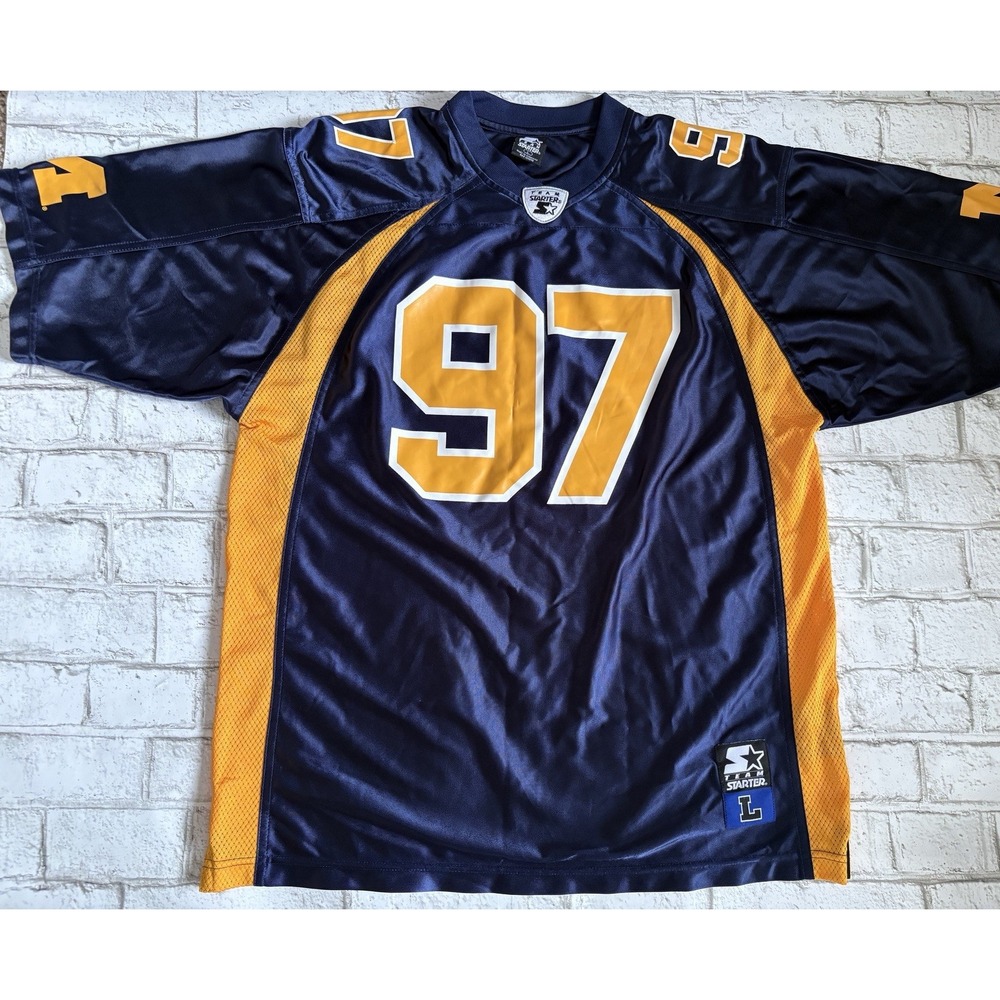 VTG Starter Jersey Michigan Wolverines  Mens L 90s NCAA U Of M Football #97